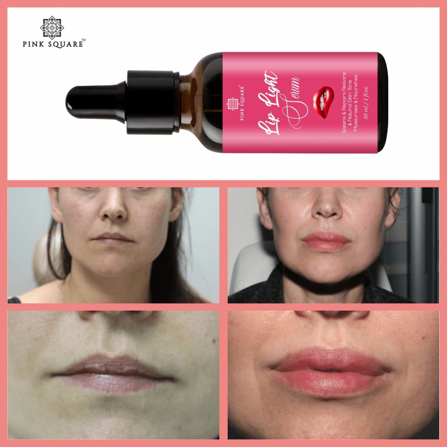 Premium Lip Light Serum Oil - For Glossy & Shiny Lips with Moisturizing Effect Combo Pack Of 3 30ml(90ml)