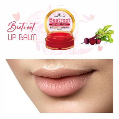 Park Daniel Premium Beetroot Lip Balm - Enriched With Vitamin E & Mango Butter- For Lightening the dark Lips, Lip Care for Dry & Chapped Lips(08 Gms)